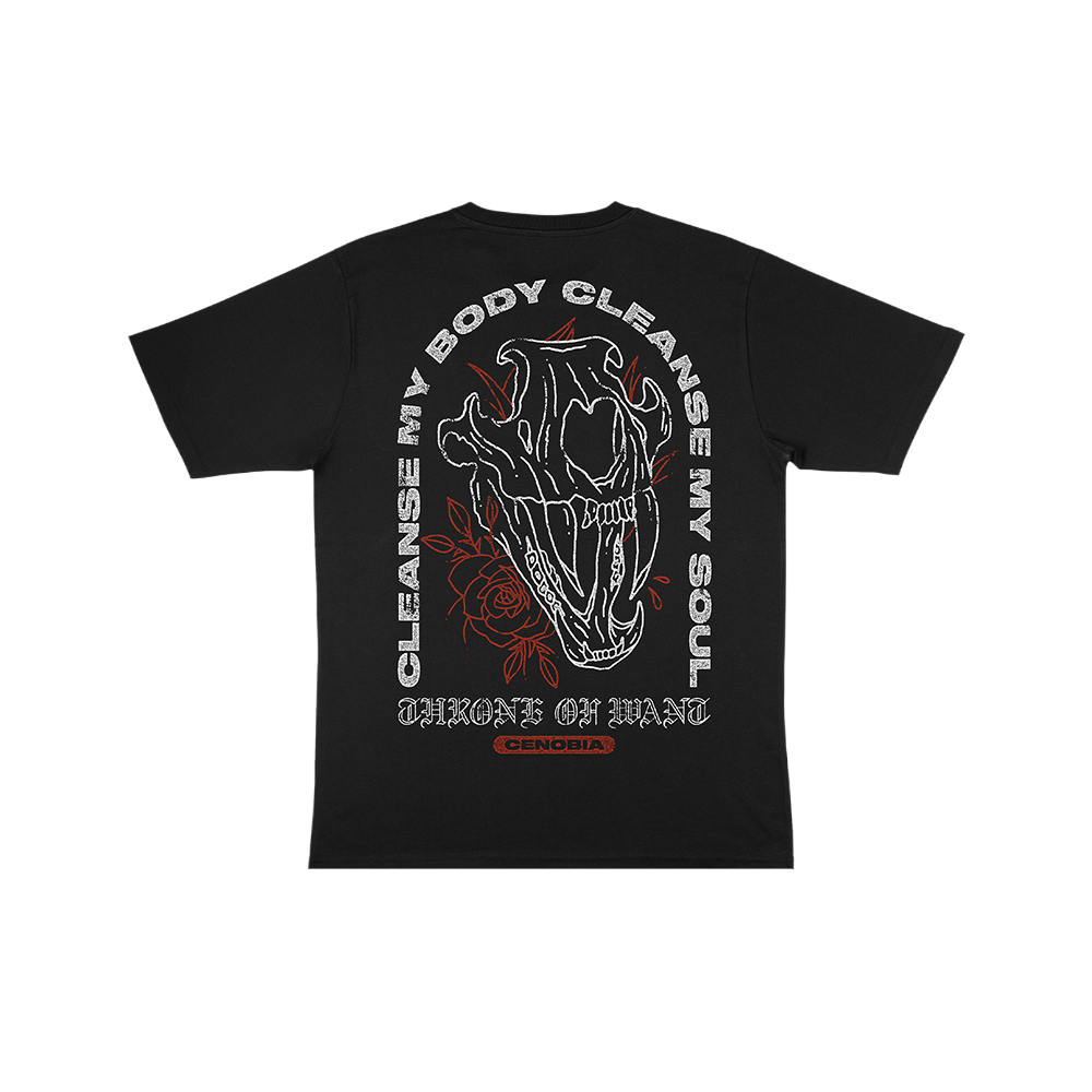 CENOBIA x FLOWERS AND BONES - Throne of Want Tee