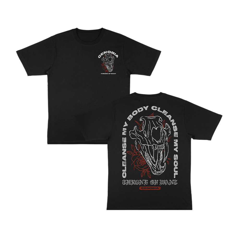 CENOBIA x FLOWERS AND BONES - Throne of Want Tee