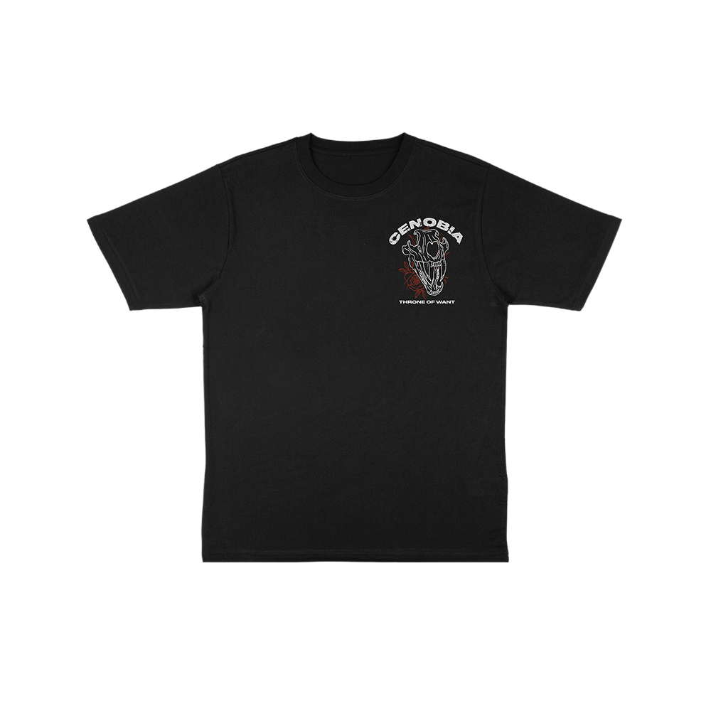 CENOBIA x FLOWERS AND BONES - Throne of Want Tee